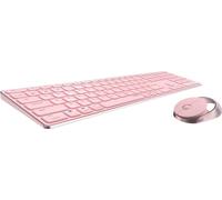 Rapoo Wireless Multi-Mode Desktop Set 9850M, Pink, QWERTY (00215386)