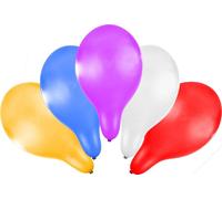 RAPPA Ballon gonflable métallique 30 cm 5 pcs