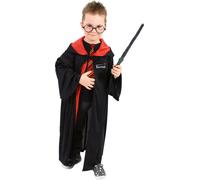 RAPPA Cape de magicien pour enfants avec capuche et lunettes