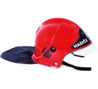 RAPPA Casque enfant pompier rouge CZ texte