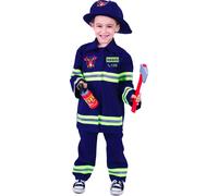 RAPPA Costume de pompier pour enfant - imprimé tchèque (S)
