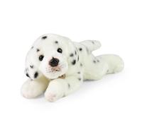 Rappa ECO Peluche Chien Dalmatien 30 cm - Peluche réaliste en Bouteilles PET Recyclées - Blanc, Noir