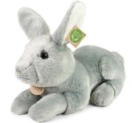 RAPPA Lapin en peluche couché 33 cm ECO-FRIENDLY