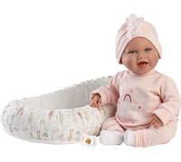 RAPPA Llorens 74122 NEW BORN - poupée réaliste avec sons et corps en tissu - 42 cm