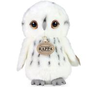 RAPPA Oiseau en peluche hibou blanc 18 cm ECO-FRIENDLY