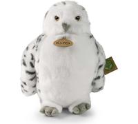 RAPPA Oiseau en peluche hibou/chouette des neiges avec tête rotative 28 cm ECO-FRIENDLY