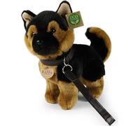 RAPPA Peluche Berger allemand avec laisse debout 23 cm ECO-FRIENDLY