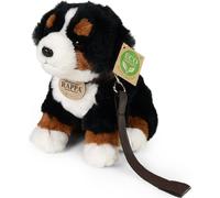 RAPPA Peluche Bouvier bernois assis avec laisse et son 20 cm ECO-FRIENLY