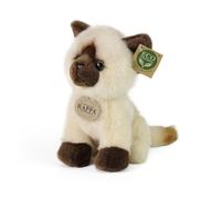 Rappa Peluche Chat Siamois - 18 cm - Jouet écologique
