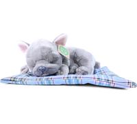 RAPPA Peluche chien Bouledogue français couché 23 cm ECO-FRIENDLY