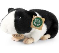 RAPPA Peluche cochon d'Inde noir et blanc 22 cm ECO-FRIENDLY