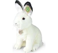 RAPPA Peluche lièvre polaire assis 30 cm ECO-FRIENDLY
