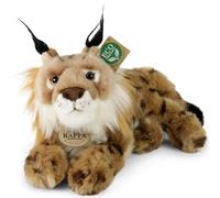 RAPPA Peluche lynx couché 28 cm ECO-FRIENDLY