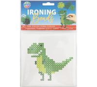 RAPPA Perles thermocollantes 15x15 cm Dinosaure