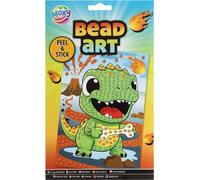 RAPPA Set créatif de perles de mosaïque A5 peel and stick Dinosaure
