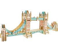 RAPPA Woodcraft Casse-tête 3D en bois Tower Bridge