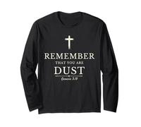 Rappel chrétien « Remember That You are Dust » Manche Longue