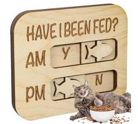 Rappel d'alimentation magnétique pour Chiens et Chats avec Tableau indicatif journalier Am/PM, pour réfrigérateur, empêche Les Chiens et Les Chats de se trop ou Moins