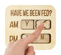 Rappel d'alimentation magnétique pour Chiens et Chats avec Tableau indicatif journalier Am/PM, pour réfrigérateur, empêche Les Chiens et Les Chats de se trop ou Moins