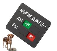 Rappel d'alimentation pour Chien,Glisseur AM PM - Curseur Rappel Magnétique ou Adhésif Double Face,pour Cuisine, Réfrigérateur, Perte De Poids Et Contrôle