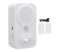 Rappel de la voix du capteur de mouvement Smart Wireless Welcome Alarm Door porte avec enregistrement de bricolage Multi Language Support pour Home Business Store ABS MATÉRIAUX