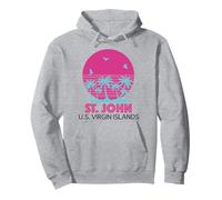 Rappel de Vacances Souvenir de Saint John U.S.V.I. Île Vierge des États-Unis Sweat à Capuche