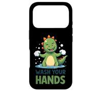 Rappel d'hygiène Dinosaure « Wash Your Hands » Coque pour iPhone 17 Pro
