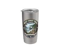 Rappel du parc national West Coast Trail Canada Pacific Rim Gobelet isotherme en acier inoxydable double paroi
