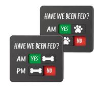 Rappel magnétique Alimentation Animaux Compagnie | Traqueur Signes nourris pour Chiens | Tableau Calendrier alimentations Chiots | Alimentation abreuvement Animaux domestiques Aimant Fournitures
