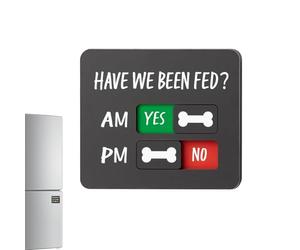 Rappel pour L'alimentation du Chien - Acrylique, Panneau Peer Libération De Chien, Rappel pour L'alimentation des Animaux De Compagnie, | 9x11,9 Cm, 100 G, Design Front, Facil