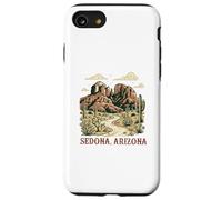 Rappel Souvenir Sedona Arizona de AZ Red Rocks Retro Coque pour iPhone SE (2020) / 7/8