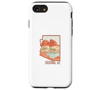 Rappel Souvenir Sedona Arizona de AZ Red Rocks Retro Coque pour iPhone SE (2020) / 7/8