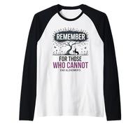 Rappelez-Vous pour Ceux Qui ne Peuvent Pas sensibiliser à la maladie d'Alzheimer Manche Raglan