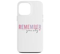 Rappelez-Vous Votre état d'esprit Positif et motivant Pourquoi Coque pour iPhone 13 Pro Max