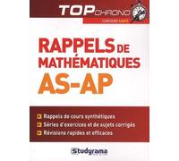 Rappels de mathématiques AS-AP