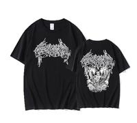 Rappeur Coton T-Shirt Ken Carson Homme Hip Hop Surdimensionné T-Shirt Femme Imprimé Graphique T-Shirt Homme Vintage T-Shirt XS-3XL-Black||XS