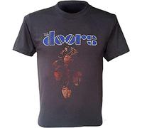 rappor The Doors T Shirt Jim Morrison Retro Men Shirt Morrison Manzarek Black M