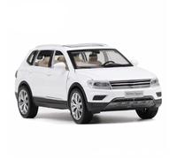 Rapport 1:32 for Volkswagen Tiguan L, modèle en Alliage, modèle de Voiture de Simulation à Six Portes, Jouet adapté à la Collection des Jeunes (Size : Black)