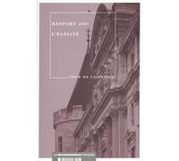 Rapport annuel de la Cour de Cassation Edition 2004 L'égalité - Collectif - Documentation Francaise - broché - Etude