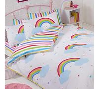 Rapport Ciel Arc en Ciel Housse de Couette et Taie d'oreiller Double