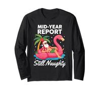 Rapport de mi-année Toujours Coquine Père Noël Flamant Rose Manche Longue