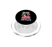 Rapport de mi-année Toujours Coquine Père Noël Flamant Rose PopSockets PopGrip pour MagSafe
