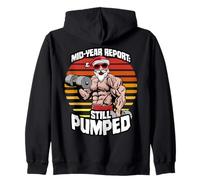 Rapport de mi-année Toujours pompé Santa Beach BOD Gym Workout Sweat à Capuche