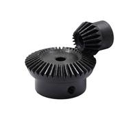 Rapport de vitesse 1:3, 1 module 18 dents avec roue dentée conique de transmission de puissance en acier au carbone à 54 dents, diamètre d'alésage 6 et 8mm