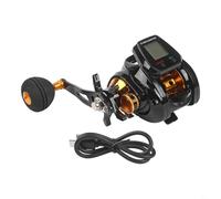 Rapport de vitesse 1, rechargeable par USB, alarme de touche, frein à 12 niveaux, bobine en aluminium pour rafting