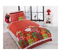 Rapport DEAR SANTA Housse de Couette & Taie Rouge 1 Place Coton Mêlé
