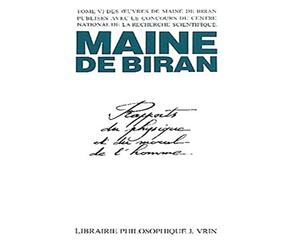 Rapport du physique et du moral de l'homme (OEuvres, tome VI)