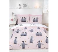 Rapport Ensemble Housse de Couette Starry, avec Pingouins, Polaire, Double
