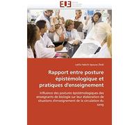 Rapport Entre Posture Épistémologique Et Pratiques D'enseignement