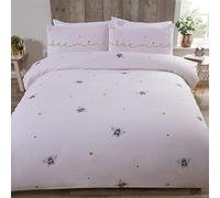 Rapport Home Bee Mine Parure de lit en Polycoton Rose King Size